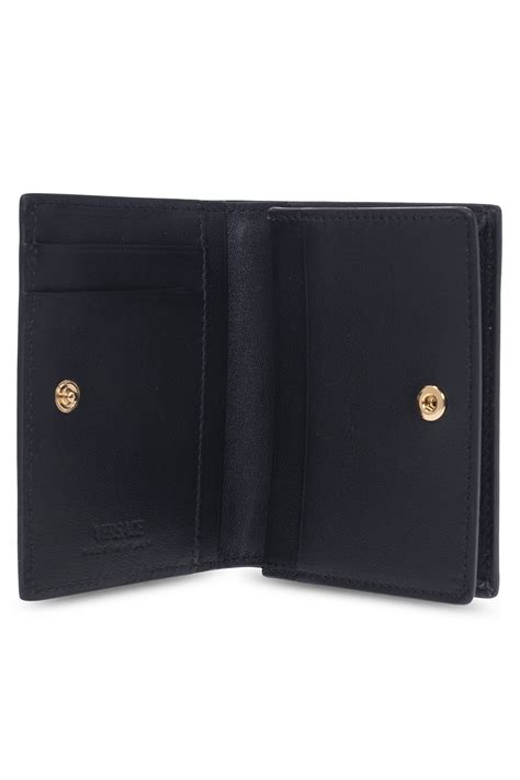 versace palazzo geldbörse|versace leather wallet men.